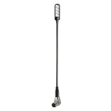 Adam Hall Stands SLED 1 ULTRA XLR 3 A - Vinklad 3-polig XLR-svanhalslampa med 4 COB-LED'er
