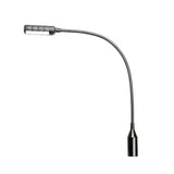 Adam Hall Stands SLED 1 ULTRA XLR 3 - 3-polig XLR-svanhalslampa med 4 COB-LED'er