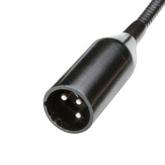 Adam Hall Stands SLED 1 ULTRA XLR 3 - 3-polig XLR-svanhalslampa med 4 COB-LED'er