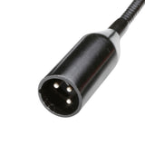 Adam Hall Stands SLED 1 ULTRA XLR 3 - 3-polig XLR-svanhalslampa med 4 COB-LED'er