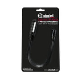Adam Hall Stands SLED 1 ULTRA XLR 3 - 3-polig XLR-svanhalslampa med 4 COB-LED'er