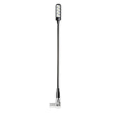 Adam Hall Stands SLED 1 ULTRA XLR 4 A - Vinklad 4-polig XLR-svanhalslampa med 4 COB-LED'er