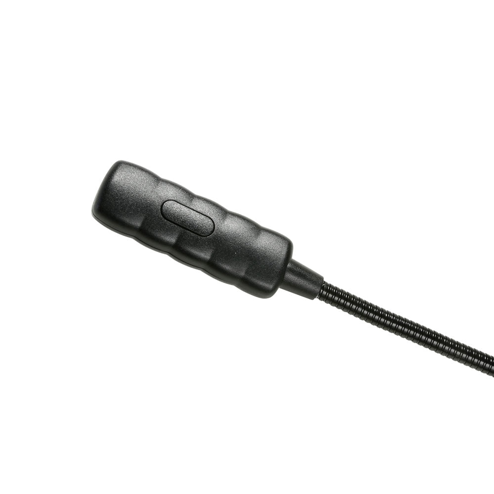 Adam Hall Stands SLED 1 ULTRA XLR 4 A - Vinklad 4-polig XLR-svanhalslampa med 4 COB-LED'er