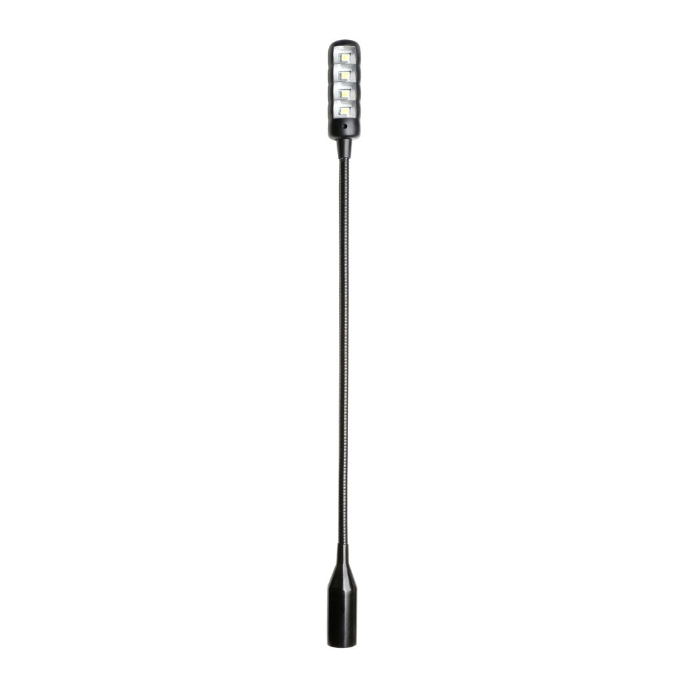 Adam Hall Stands SLED 1 ULTRA XLR 4 - 4-polig XLR-svanhalslampa med 4 COB-LED:er