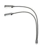 Adam Hall Stands SLED 2 ULTRA USB - LED-lampa med dubbel svanhals och USB-kontakt