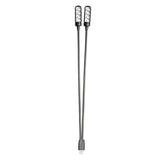 Adam Hall Stands SLED 2 ULTRA USB - LED-lampa med dubbel svanhals och USB-kontakt