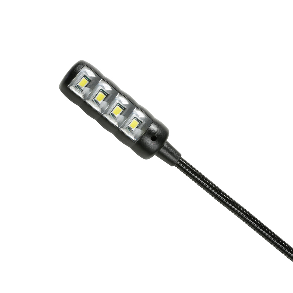 Adam Hall Stands SLED 2 ULTRA USB - LED-lampa med dubbel svanhals och USB-kontakt