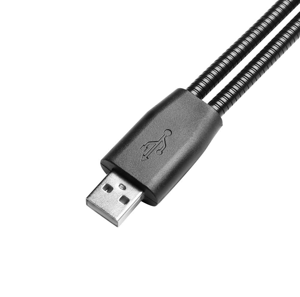 Adam Hall Stands SLED 2 ULTRA USB - LED-lampa med dubbel svanhals och USB-kontakt