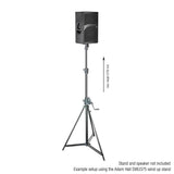 Adam Hall Stands SLS 36 TV 28 - Adapter från 28 mm (TV-spigot) till 35 mm