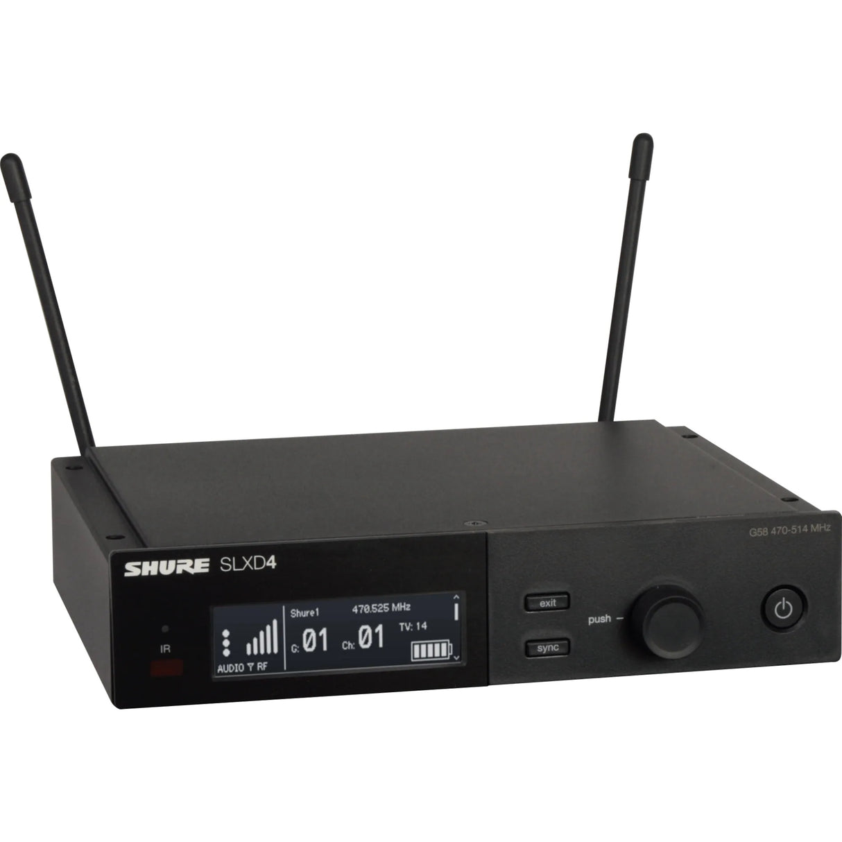 Shure SLXD24E/B58-S50 trådlöst mikrofonsystem (823-865Mhz)