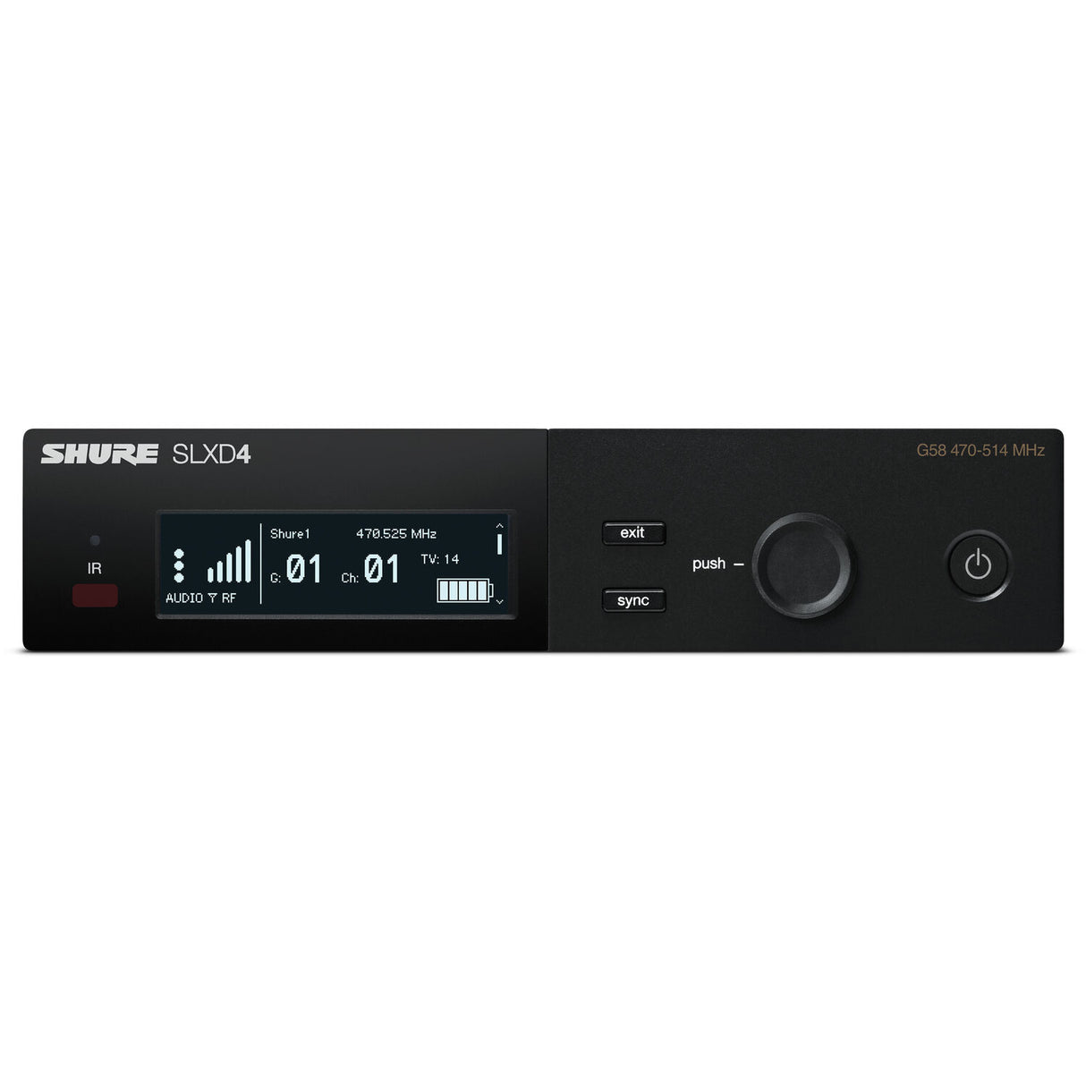 Shure SLXD24 BETA58A trådlös mikrofon (J53 - 562-606Mhz)