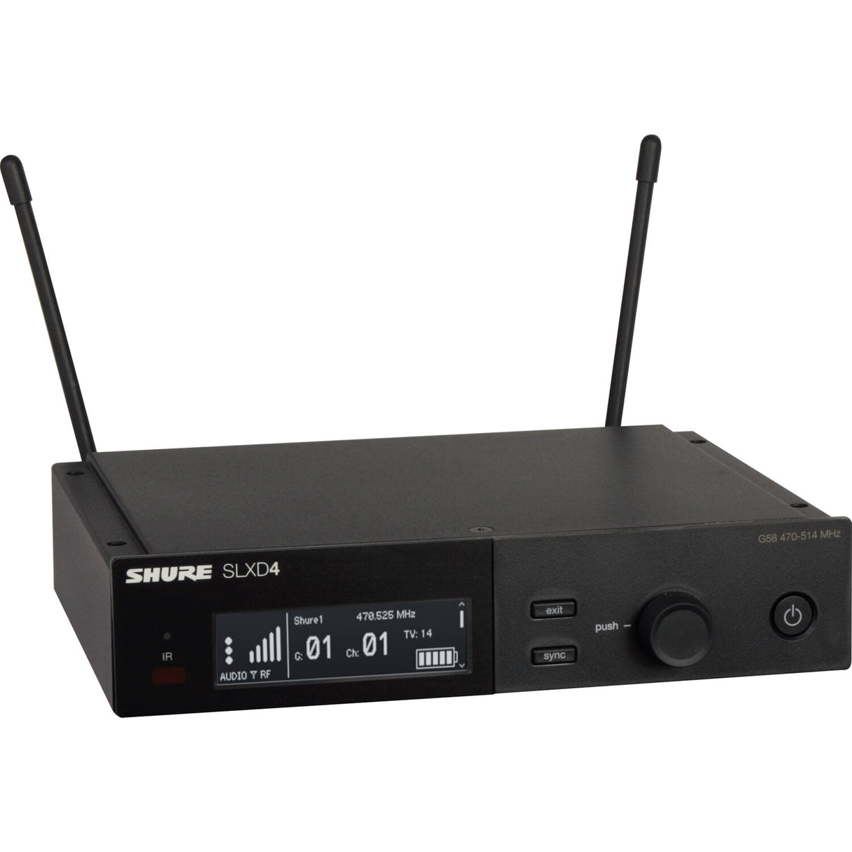 Shure SLXD24 BETA58A trådlös mikrofon (J53 - 562-606Mhz)