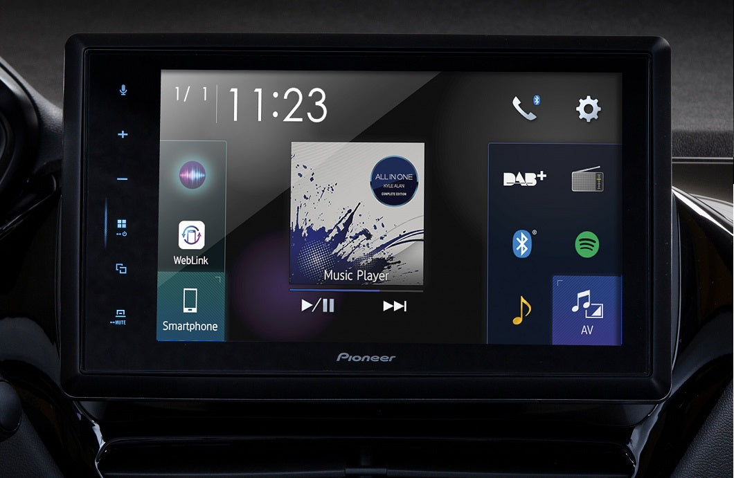 Pioneer SPH-EVO82DAB-208 Apple CarPlay till Peugeot 208/2008
