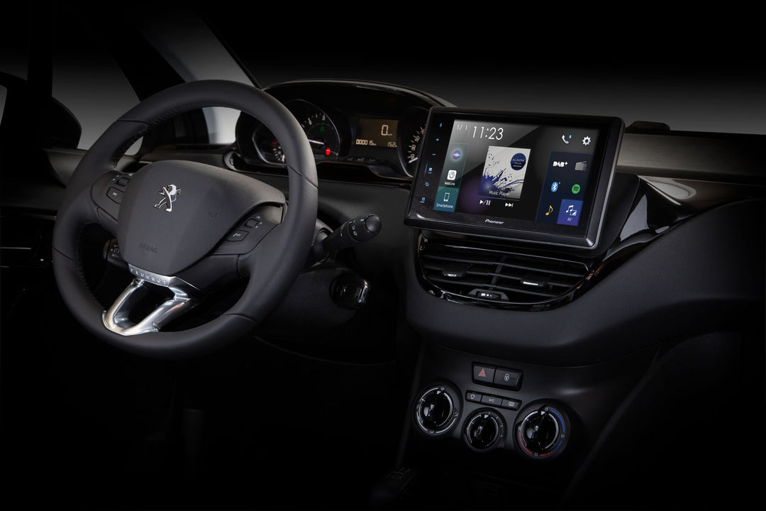 Pioneer SPH-EVO82DAB-208 Apple CarPlay till Peugeot 208/2008