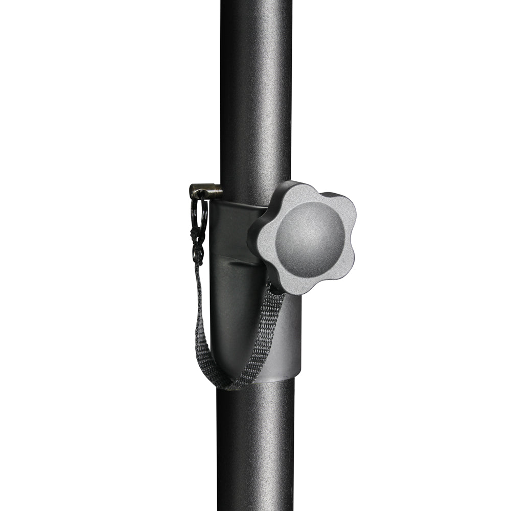Högtalarstativ (svart, 30 kg, 2m)