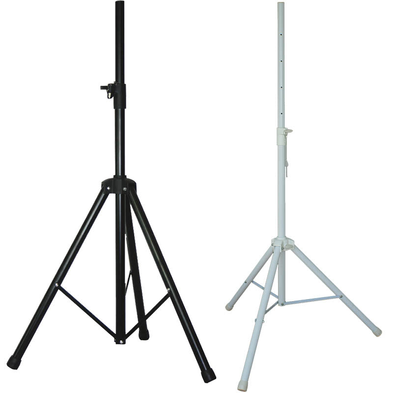 Högtalarstativ i aluminium (svart, 30 kg, 1,80 m)
