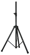 Högtalarstativ i aluminium (svart, 30 kg, 1,80 m)