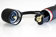 LED ficklampa med Zoom