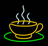 Neonskylt "Kaffekopp" (48cm)