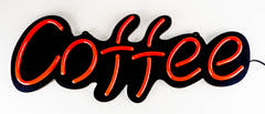 Neonskylt "Kaffe" (60cm)