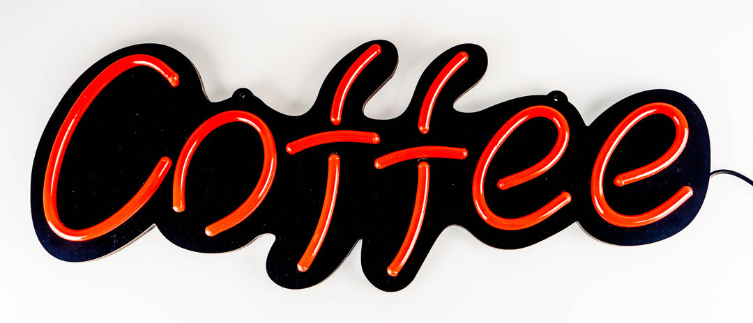 Neonskylt "Kaffe" (60cm)