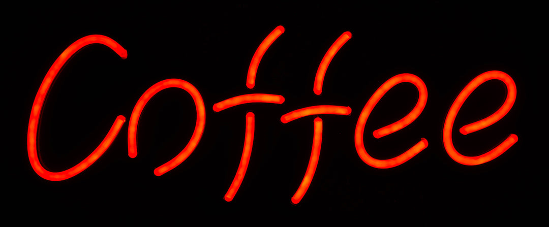 Neonskylt "Kaffe" (60cm)