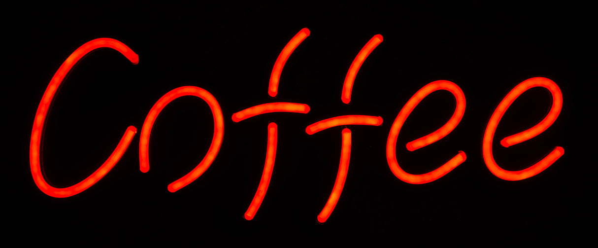Neonskylt "Kaffe" (60cm)