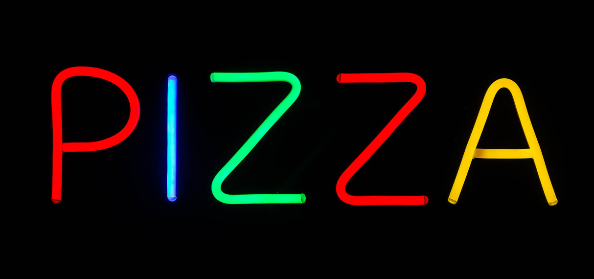 Neonskylt "Pizza" (60cm)