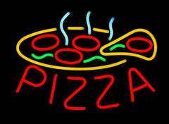 Neonskylt "Pizza" (70cm) 