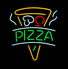 Neonskylt "Pizza" (55cm) 