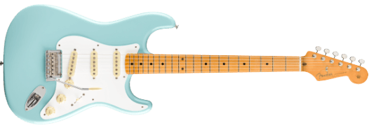 Fender Vintera 50-talet Stratocaster modifierad elgitarr (Daphne Blue )