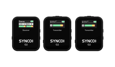 Synco WAir G2 trådlöst mikrofonssystem med display med 2 mikrofoner