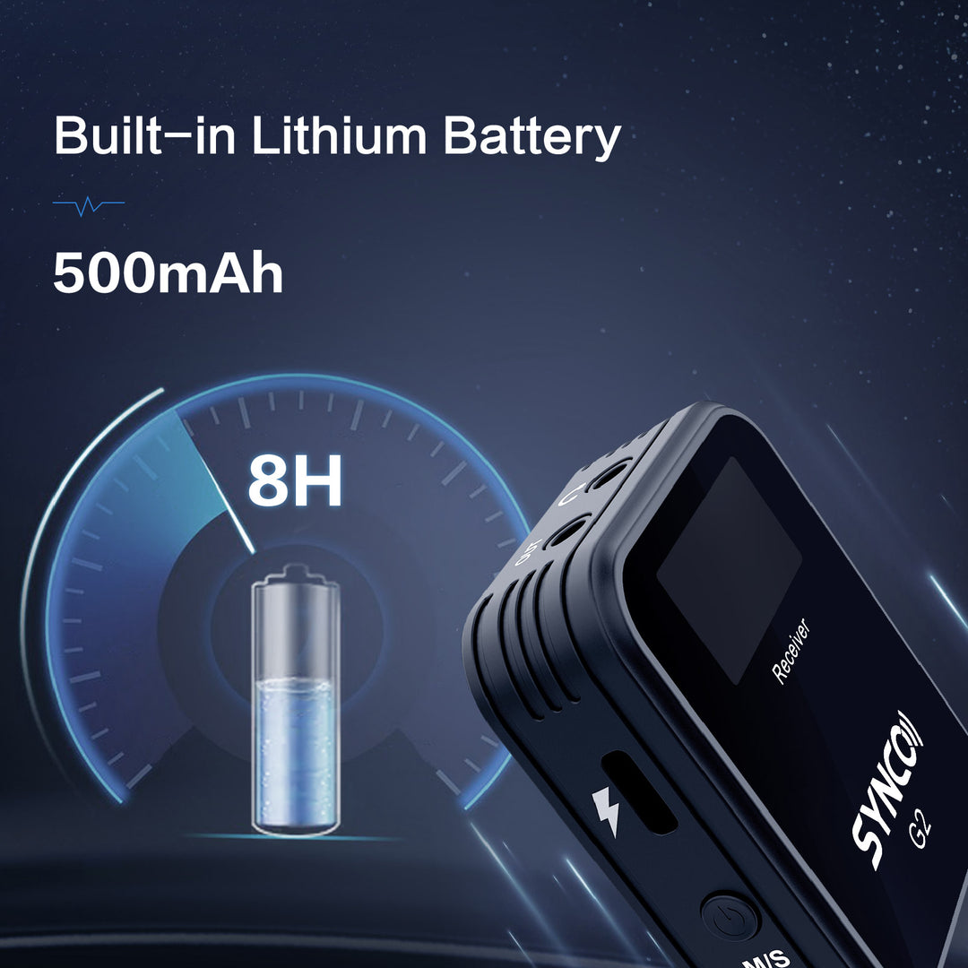 Synco WAir G2 trådlöst mikrofonssystem med display med 2 mikrofoner
