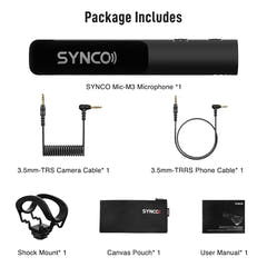 Synco kompakt mikrofon till DSLR kamera