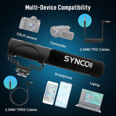 Synco kompakt mikrofon till DSLR kamera