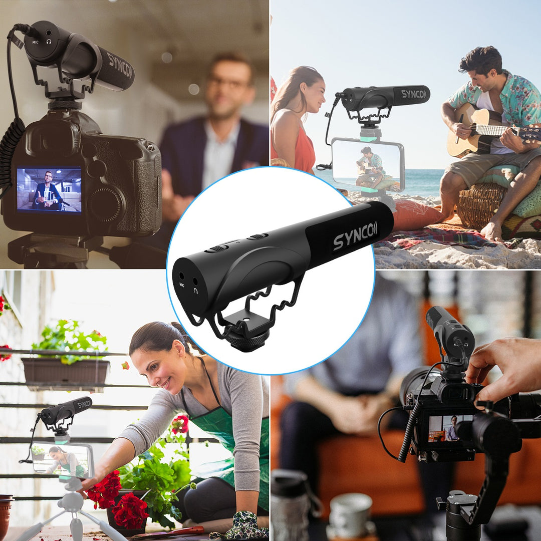 Synco kompakt mikrofon till DSLR kamera