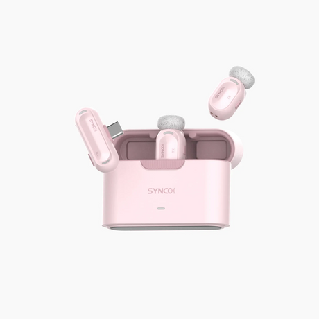 Synco Smic trådlöst mikrofonset för USB-C, rosa