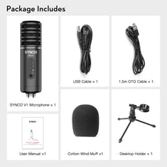 Synco USB Studio kondensatormikrofon