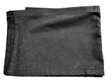 Molton med kardborreband (8m x 40cm, Svart)