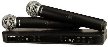 Shure BLX288 SM58 trådlös mikrofon (S8)
