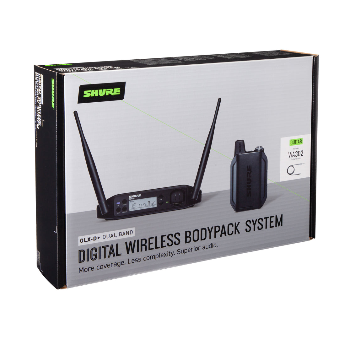 Shure GLXD14+ trådlöst system (Bodypack)