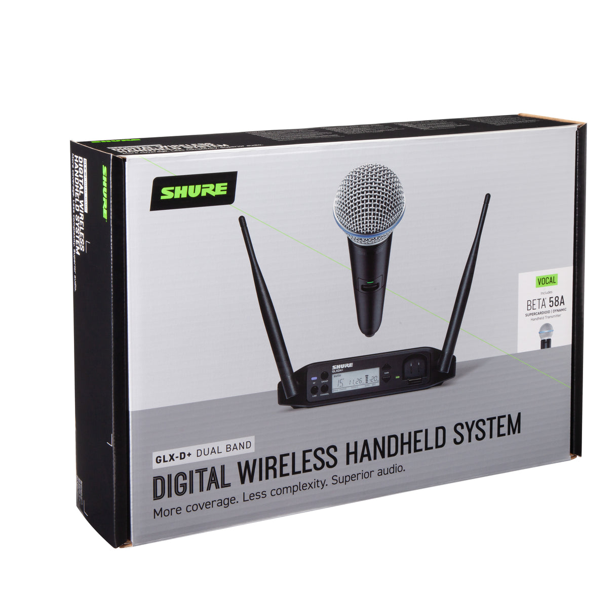 Shure GLXD24+ BETA58A trådlöst mikrofonsystem