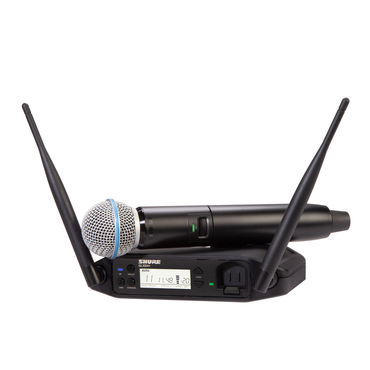 Shure GLXD24+ BETA58A trådlöst mikrofonsystem
