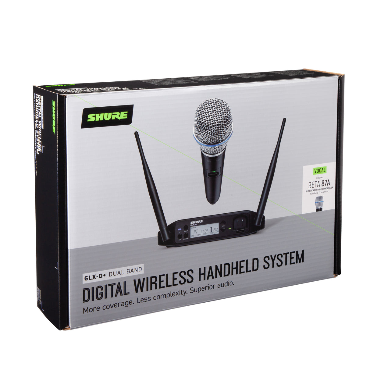 Shure GLXD24+ BETA87A trådlöst mikrofonsystem