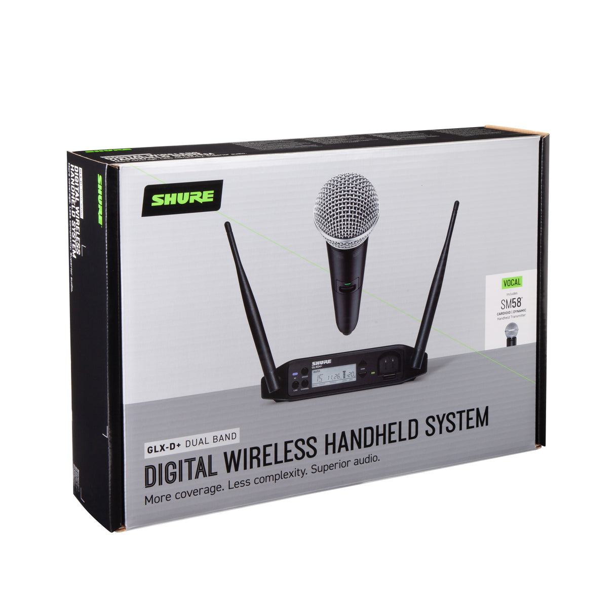 Shure GLXD24+ SM58 trådlöst mikrofonsystem