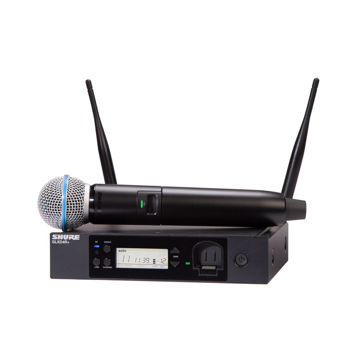 Shure GLXD24R+ BETA58A trådlöst mikrofonställsystem