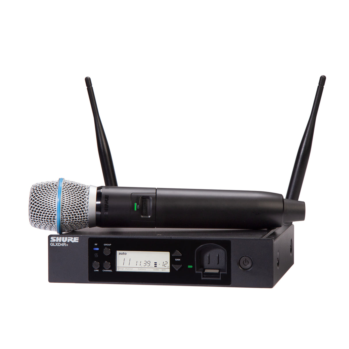 Shure GLXD24R+ BETA87A trådlöst mikrofonställsystem