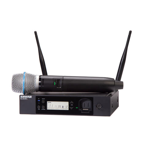 Shure GLXD24R+ BETA87A trådlöst mikrofonställsystem