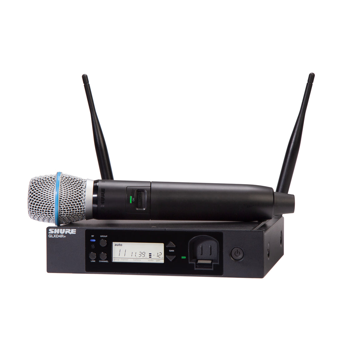 Shure GLXD24R+ BETA87A trådlöst mikrofonställsystem