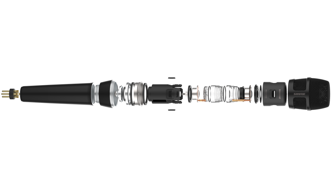 Shure NXN8/C Nexadyne dynamisk mikrofon (njure, svart)
